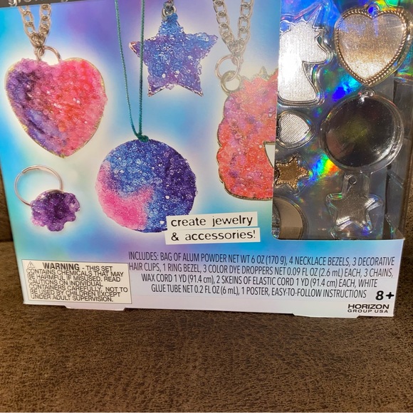 STEM You*niverse Crystal Growing DIY Jewelry Kit Necklace Rings Unicorn - Picture 2 of 14